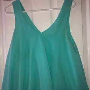 Teal tank top